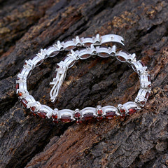 Julia Teej Minimal Red Tennis Bracelet