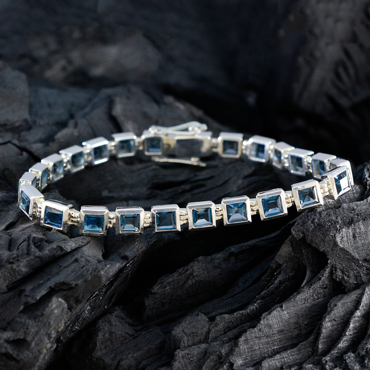 Riley Astrology Classic Blue Tennis Bracelet
