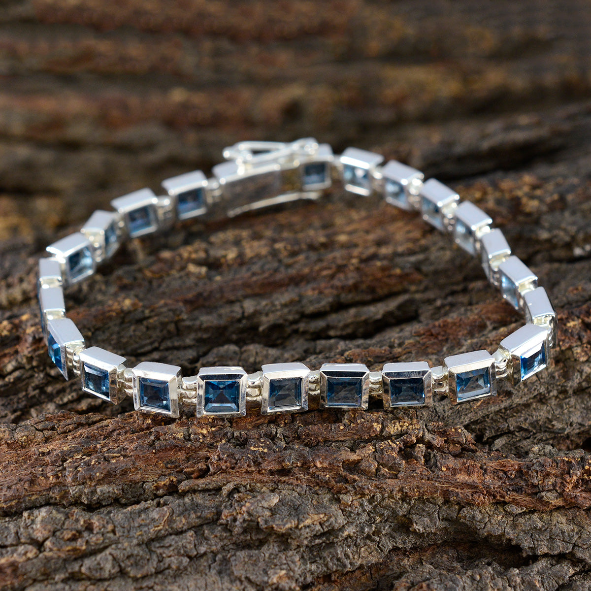 Riley Astrology Classic Blue Tennis Bracelet