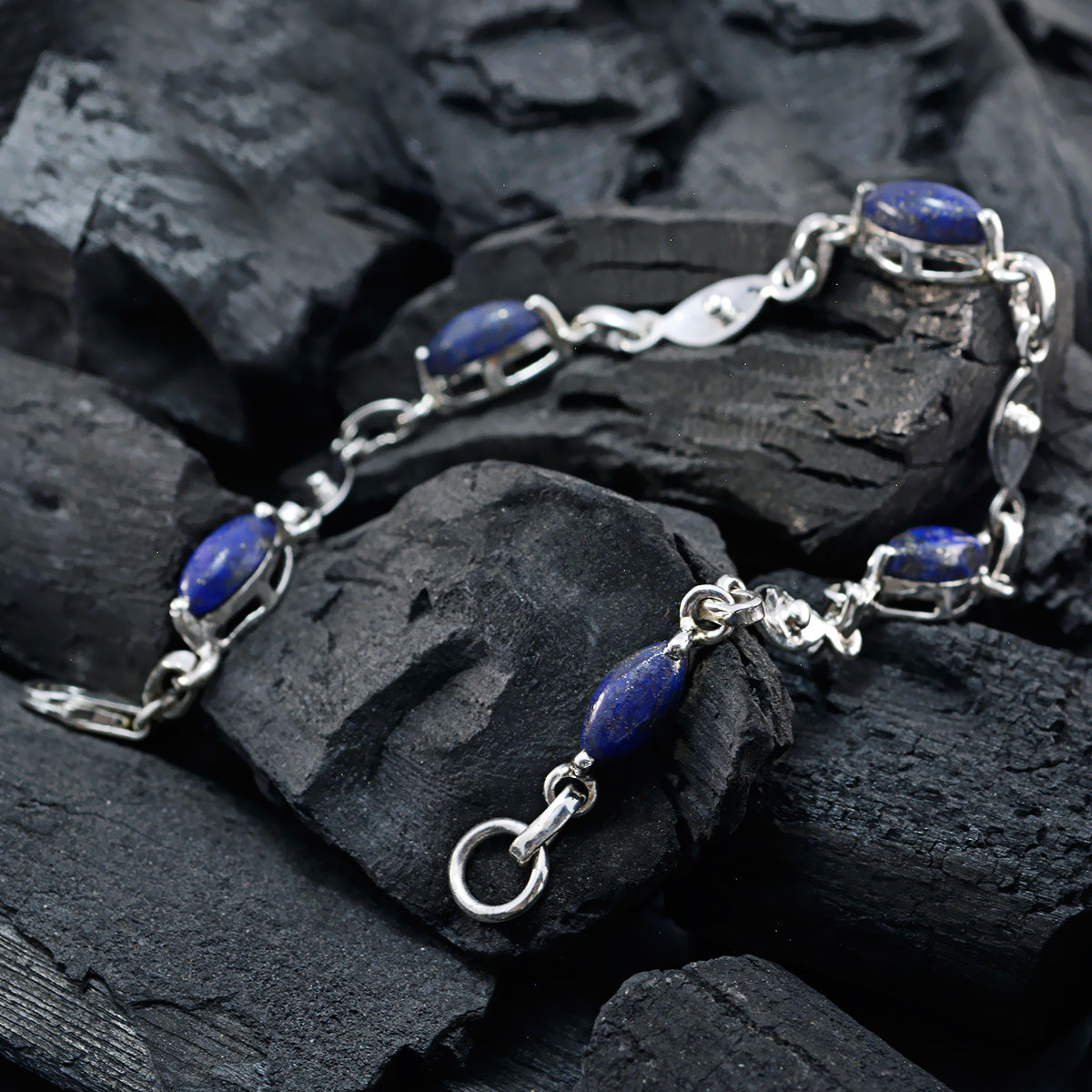 Savannah Fashion Elegant Blue Links Bracelet