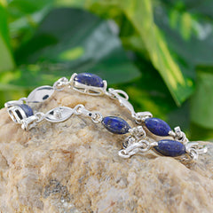 Savannah Fashion Elegant Blue Links Bracelet