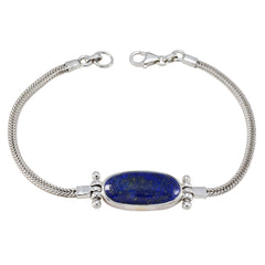 Stella Bridal Featherlight Blue Chain Bracelet Lapis Lazuli Blue