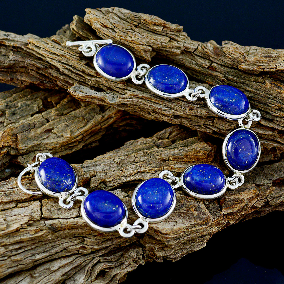Bianca Couture Tiny Blue Links Bracelet