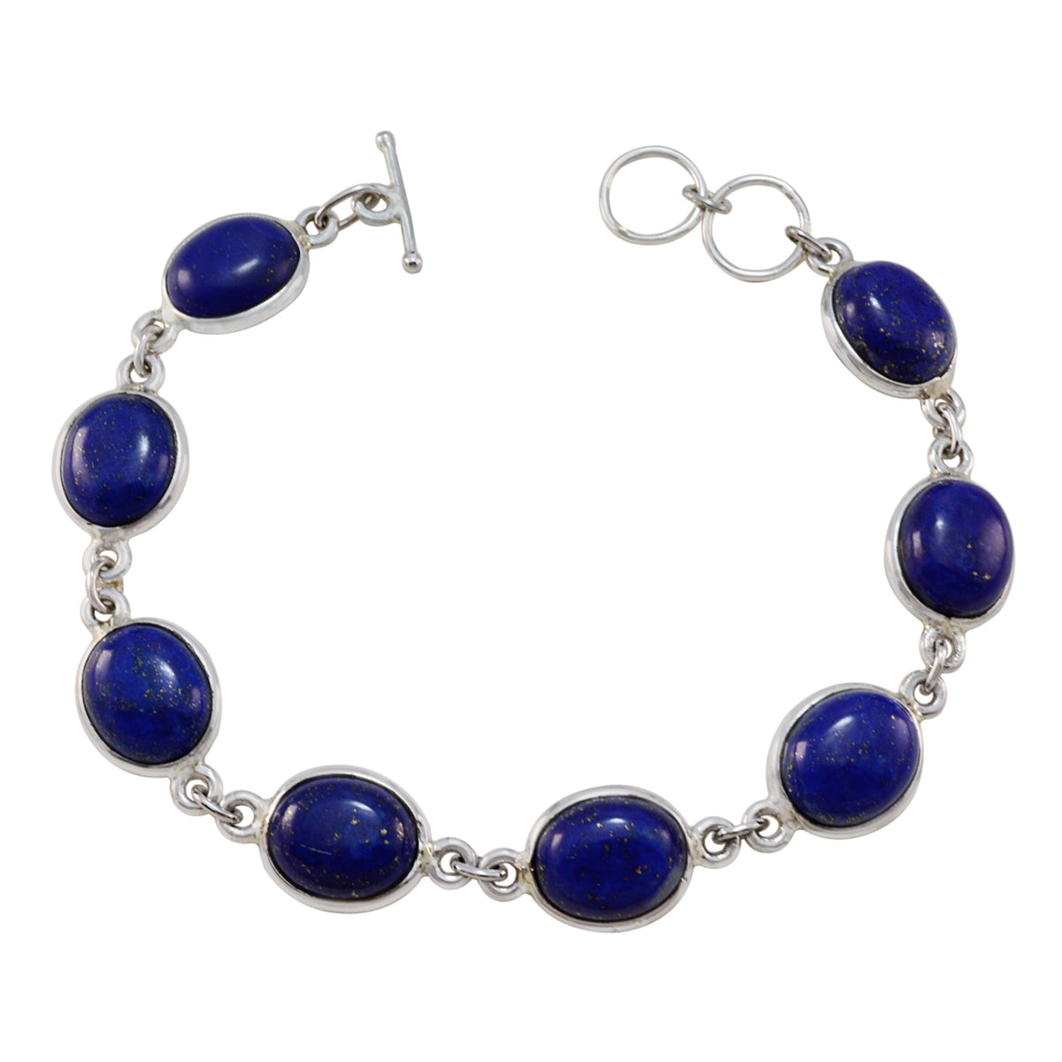 Bianca Couture Tiny Blue Links Bracelet Lapis Lazuli Blue