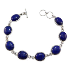 Bianca Couture Tiny Blue Links Bracelet Lapis Lazuli Blue