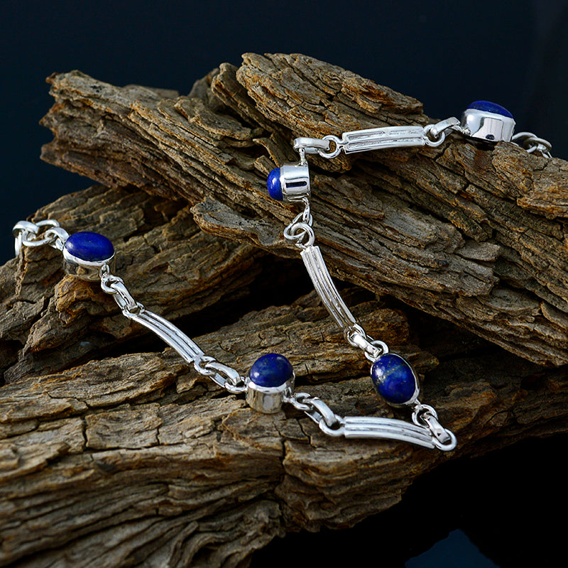 Eleanor Sentimental Whisper-thin Blue Links Bracelet