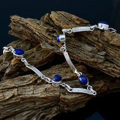 Eleanor Sentimental Whisper-thin Blue Links Bracelet