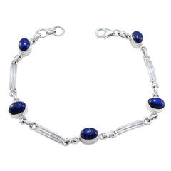 Eleanor Sentimental Whisper-thin Blue Links Bracelet Lapis Lazuli Blue