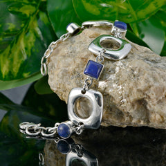 Katharina Joy Minimal Blue Links Bracelet