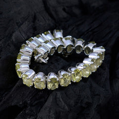 Katarina Raksha Bandhan Classic Yellow Tennis Bracelet
