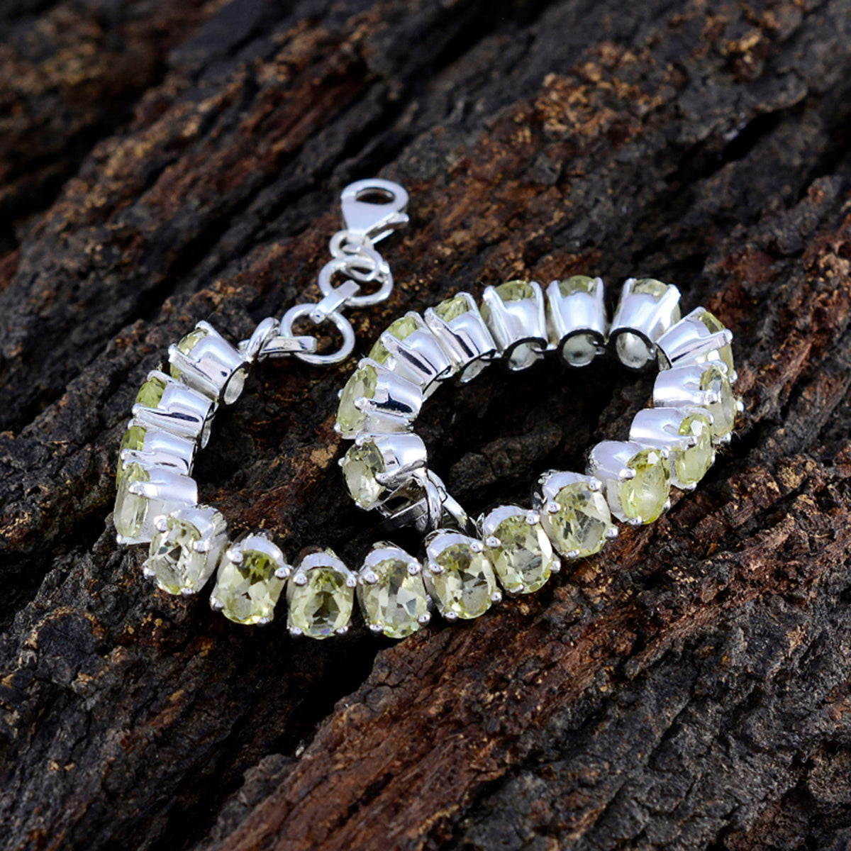 Katarina Raksha Bandhan Classic Yellow Tennis Bracelet