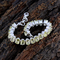 Katarina Raksha Bandhan Classic Yellow Tennis Bracelet
