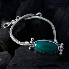 Teresa Memorial Featherlight Green Chain Bracelet