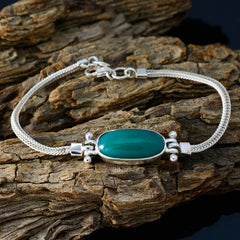 Teresa Memorial Featherlight Green Chain Bracelet