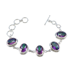Katharina Bhai Dooj Classic Multi Links Bracelet Mystic Quartz multicolor