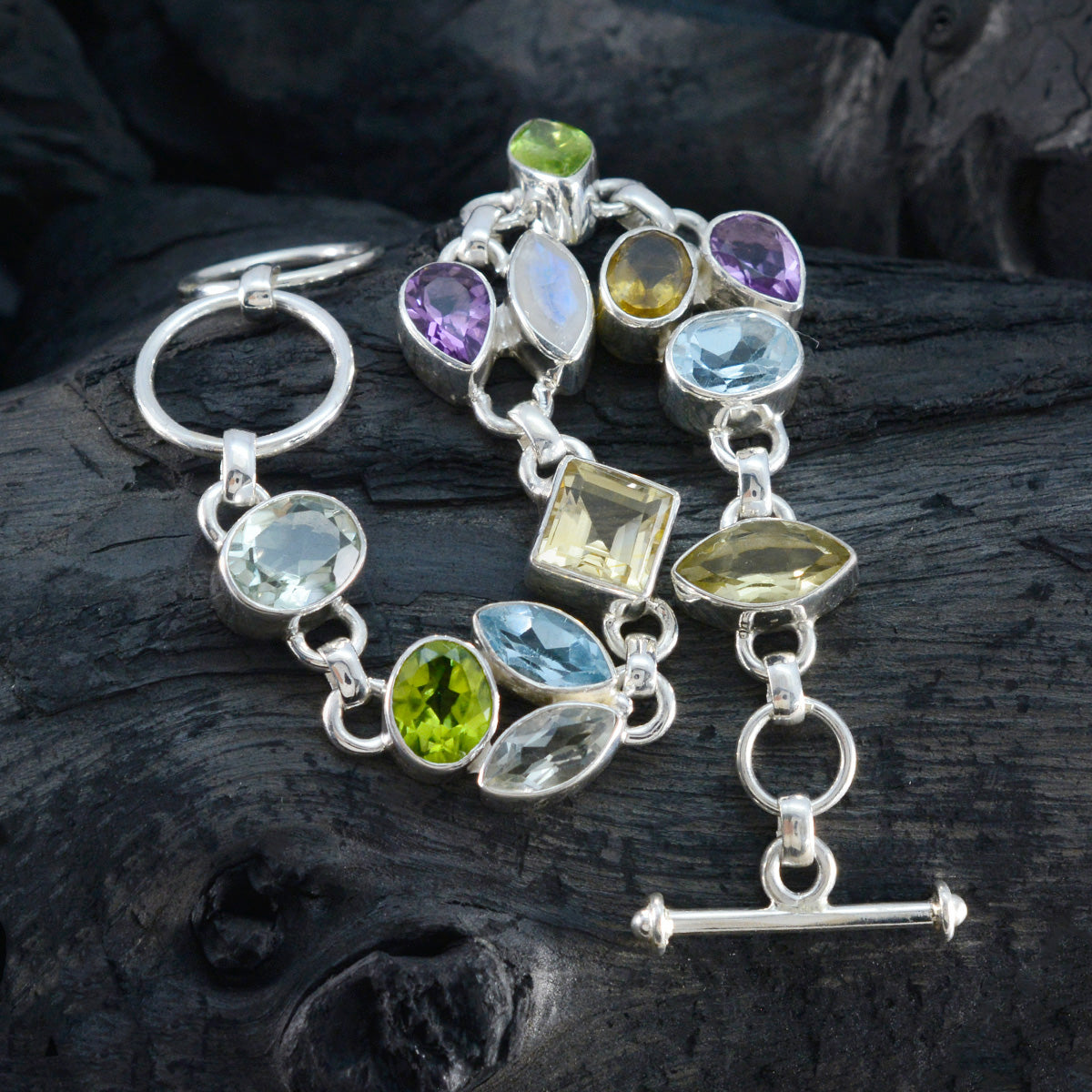 Tereza Sparkle Eye-catching multicolor Links Bracelet
