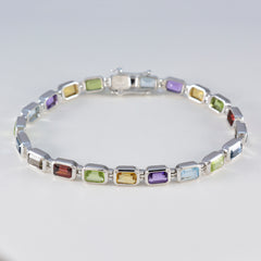 Natalie Gift for Her Minimal multicolor Tennis Bracelet