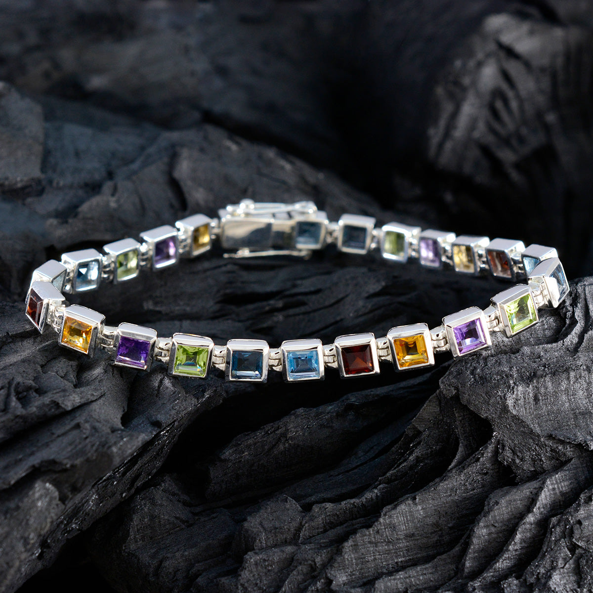 Sarah Rashi Classic multicolor Tennis Bracelet