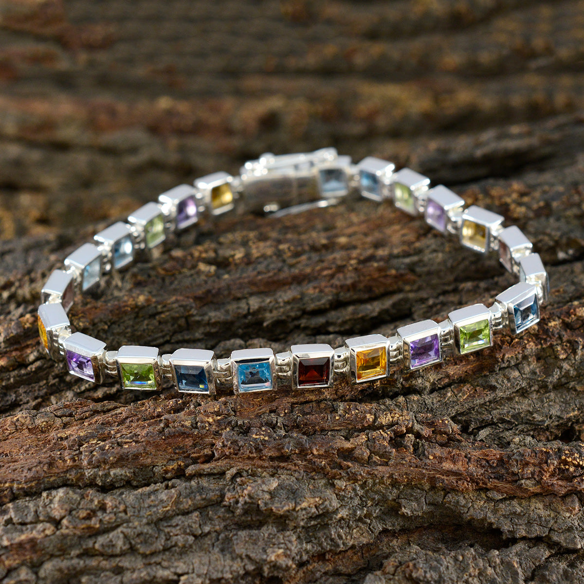 Sarah Rashi Classic multicolor Tennis Bracelet