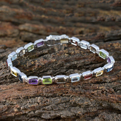 Mia Workwear Minimal multicolor Tennis Bracelet