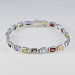 Mia Workwear Minimal multicolor Tennis Bracelet