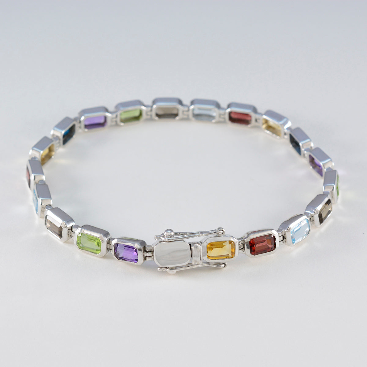 Mia Workwear Minimal multicolor Tennis Bracelet