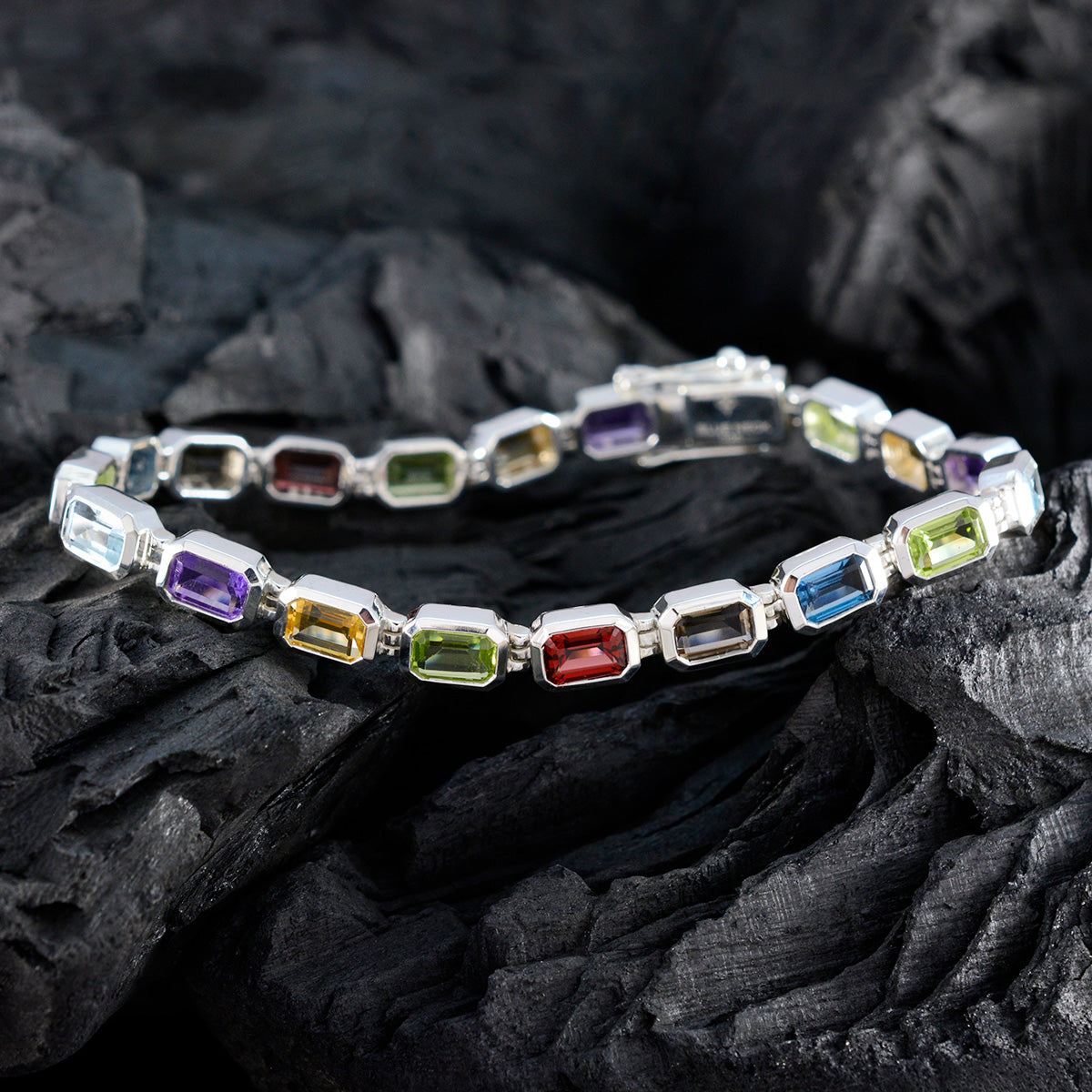 Mila Gift Minimal multicolor Tennis Bracelet