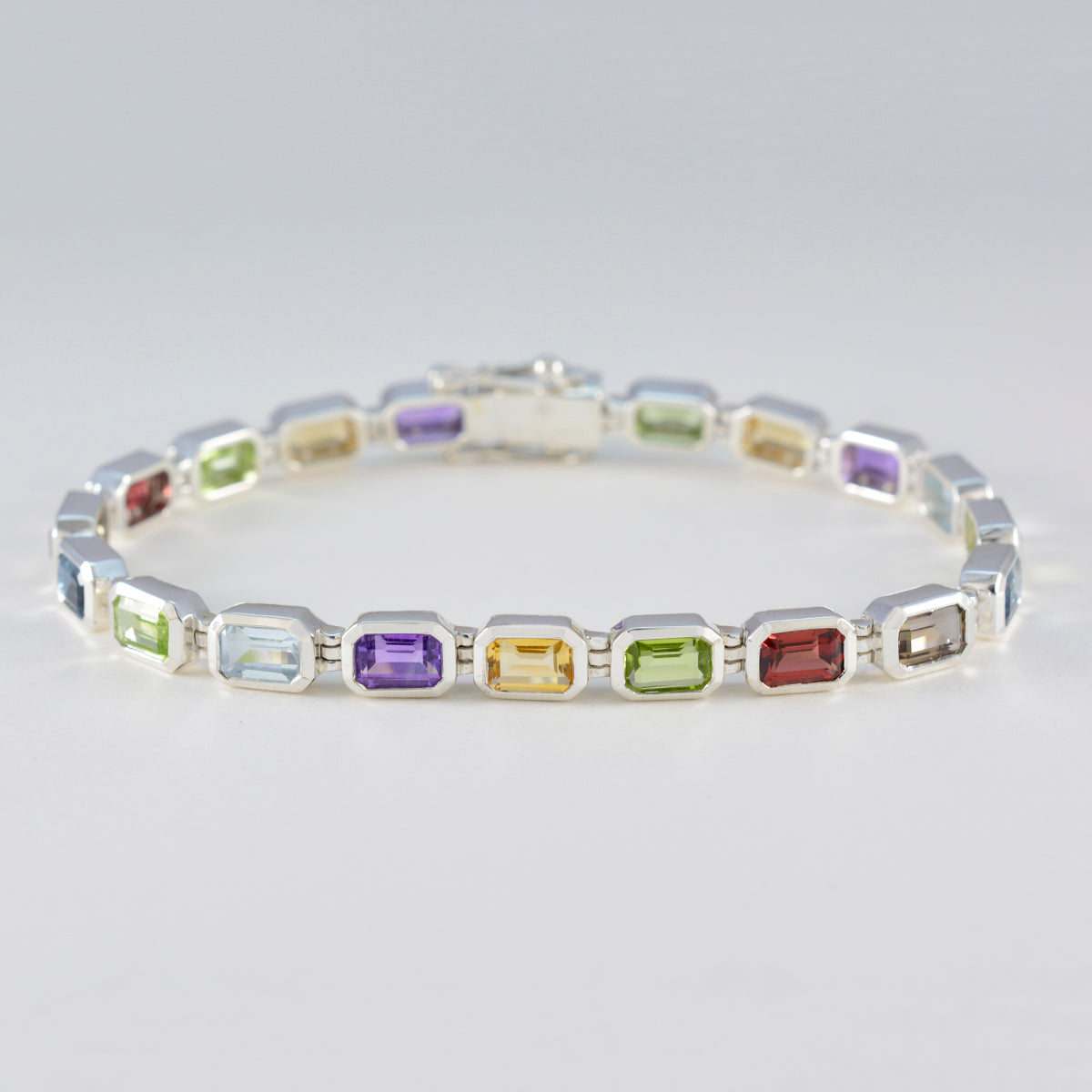 Mila Gift Minimal multicolor Tennis Bracelet