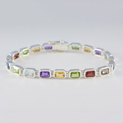 Mila Gift Minimal multicolor Tennis Bracelet