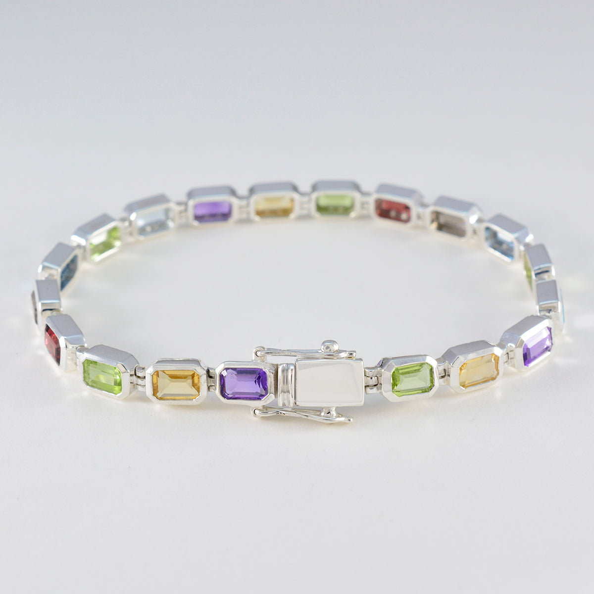 Mila Gift Minimal multicolor Tennis Bracelet