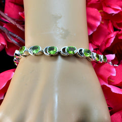 Aria hollywood Slim Green Links Bracelet