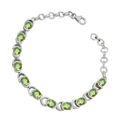Aria hollywood Slim Green Links Bracelet