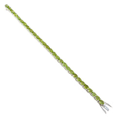 Lili Casual Eye-catching Green Tennis Bracelet