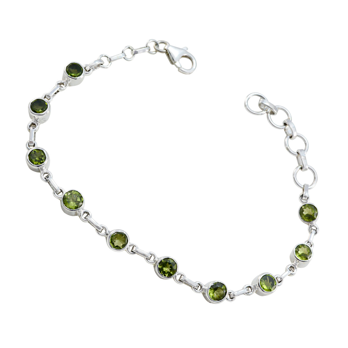 Isabelle Astrology Elegant Green Links Bracelet
