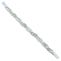 Lucy Comfort Fit Versatile Green Tennis Bracelet Peridot Green