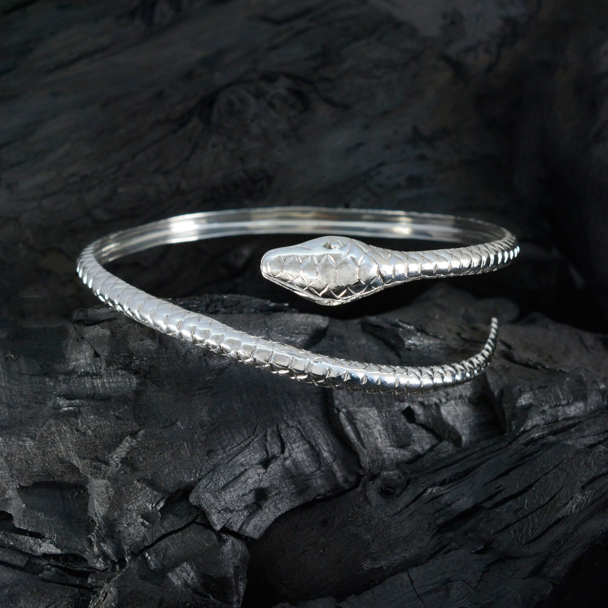 Luna Daughters Day Featherlight Silver Bangle Bracelet