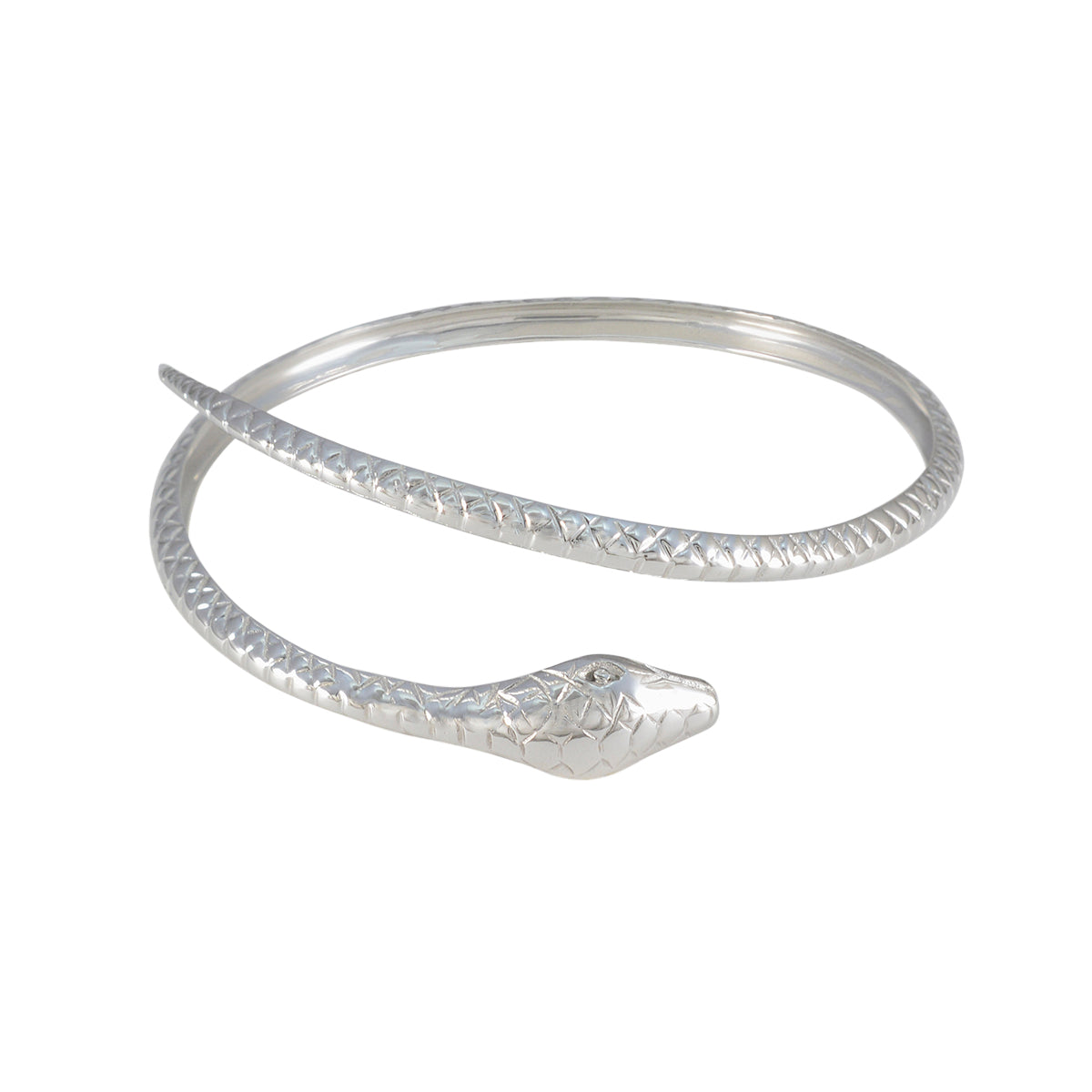 Luna Daughters Day Featherlight Silver Bangle Bracelet Plain Silver