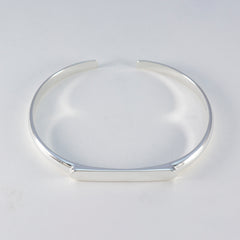 Skylar Rakhi Minimal Silver Bangle Bracelet