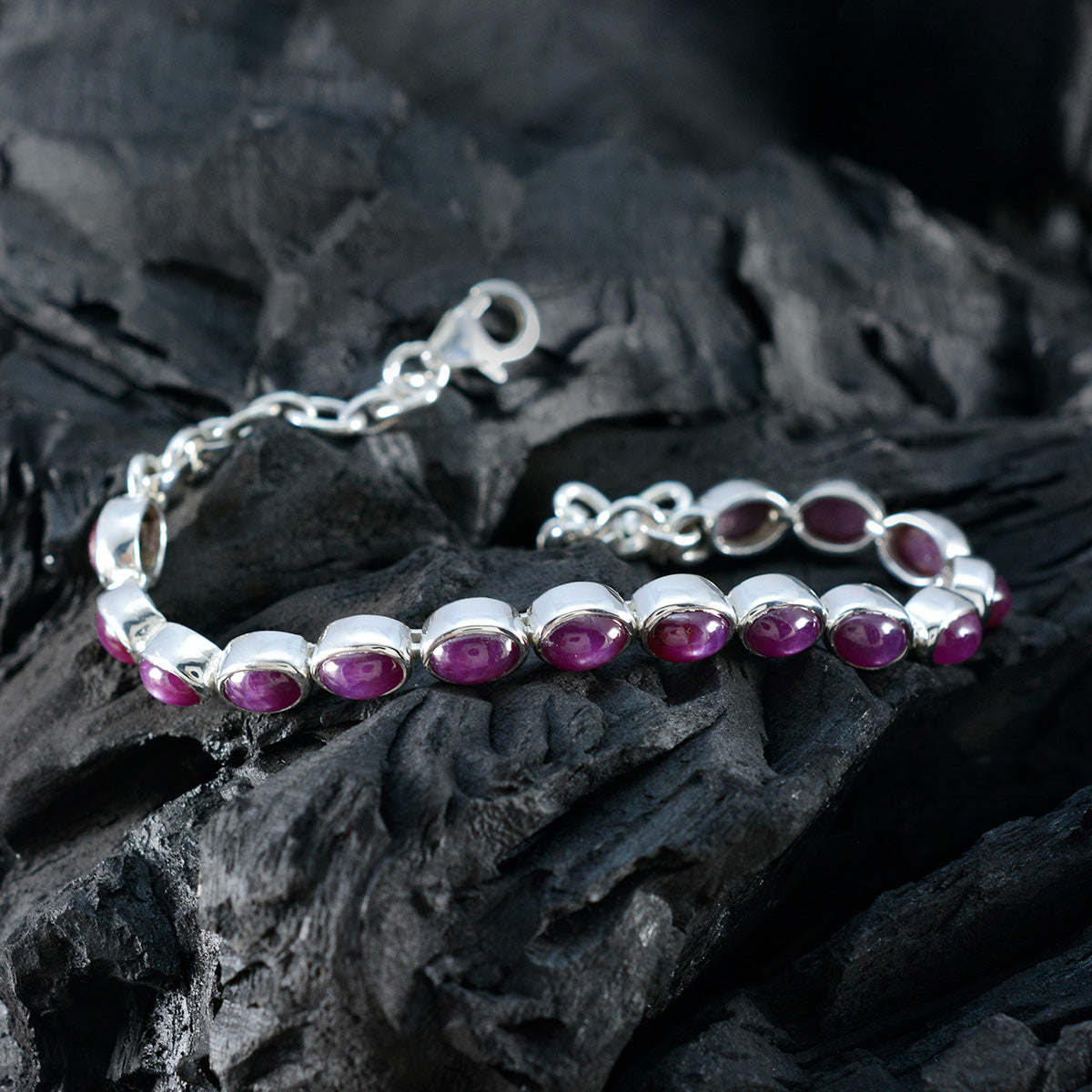 Eliza Astrology Slim Red Tennis Bracelet