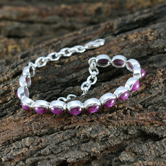 Eliza Astrology Slim Red Tennis Bracelet