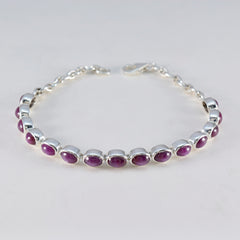 Eliza Astrology Slim Red Tennis Bracelet