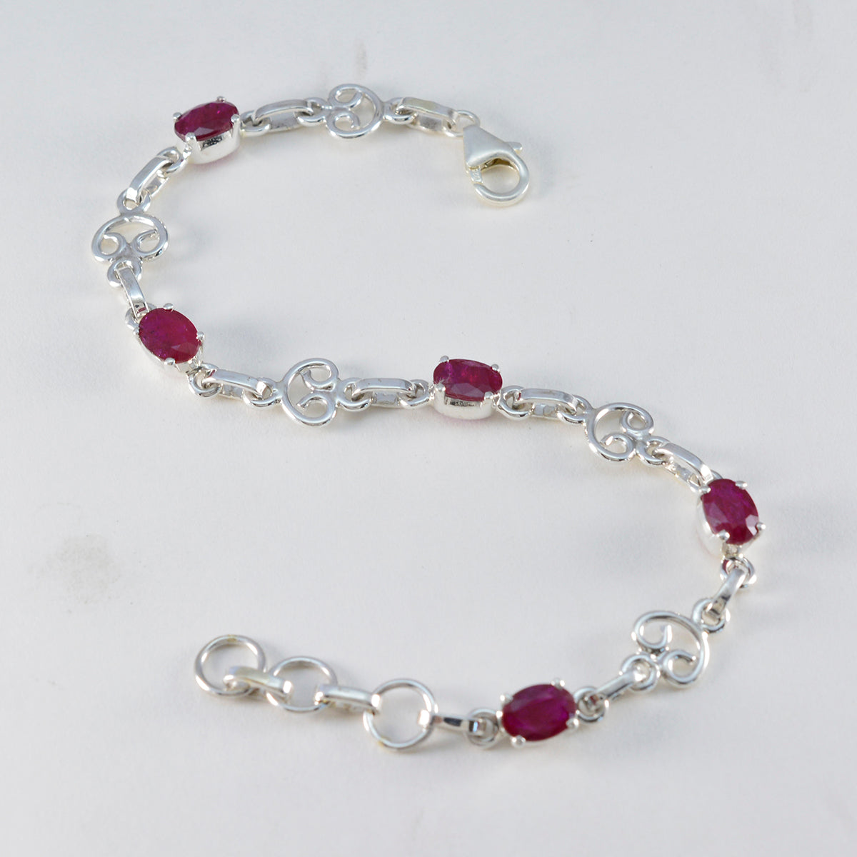 Addison Daily Slim Red Links Bracelet