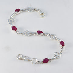 Addison Daily Slim Red Links Bracelet