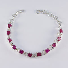 Aisha Casual Tiny Red Links Bracelet