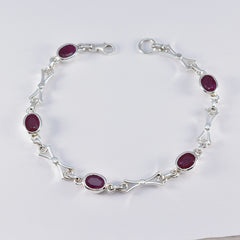 Evelyn Rakhi Tiny Red Links Bracelet