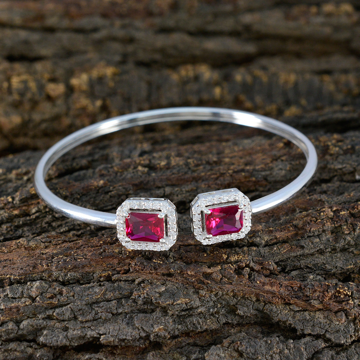 Mia Teej Tiny Red Bangle Bracelet
