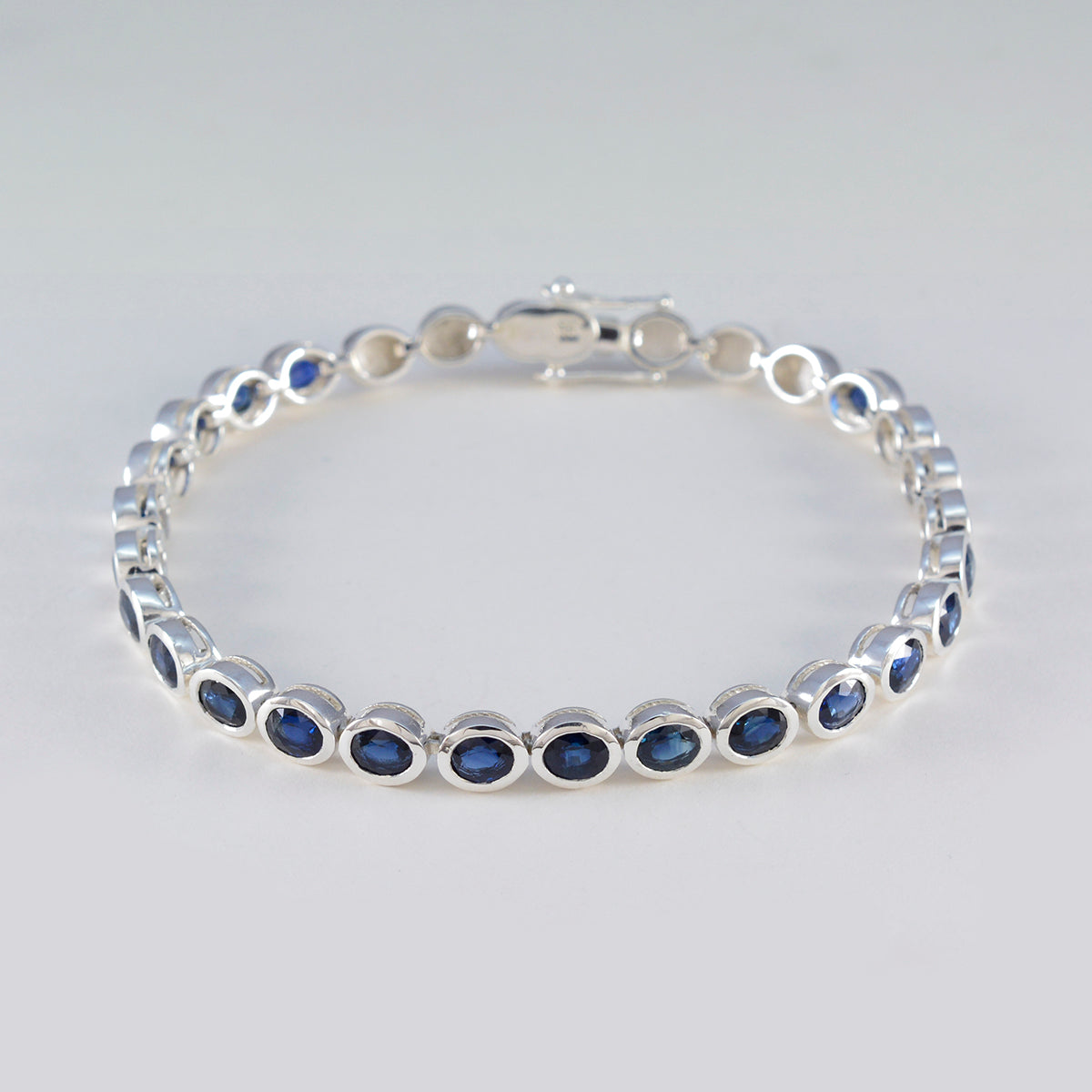 Elena Couple Minimal Blue Tennis Bracelet