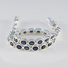 Elena Couple Minimal Blue Tennis Bracelet