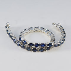 Ellie Anniversary Tiny Blue Tennis Bracelet