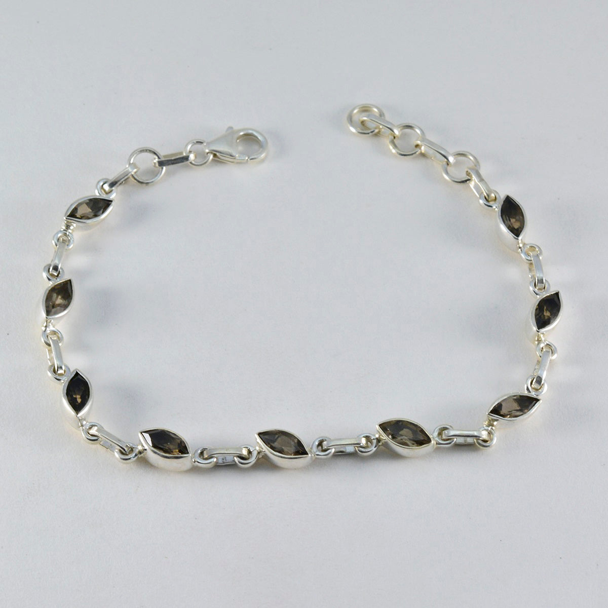 Mila Fashion Tiny Brown Links Bracelet